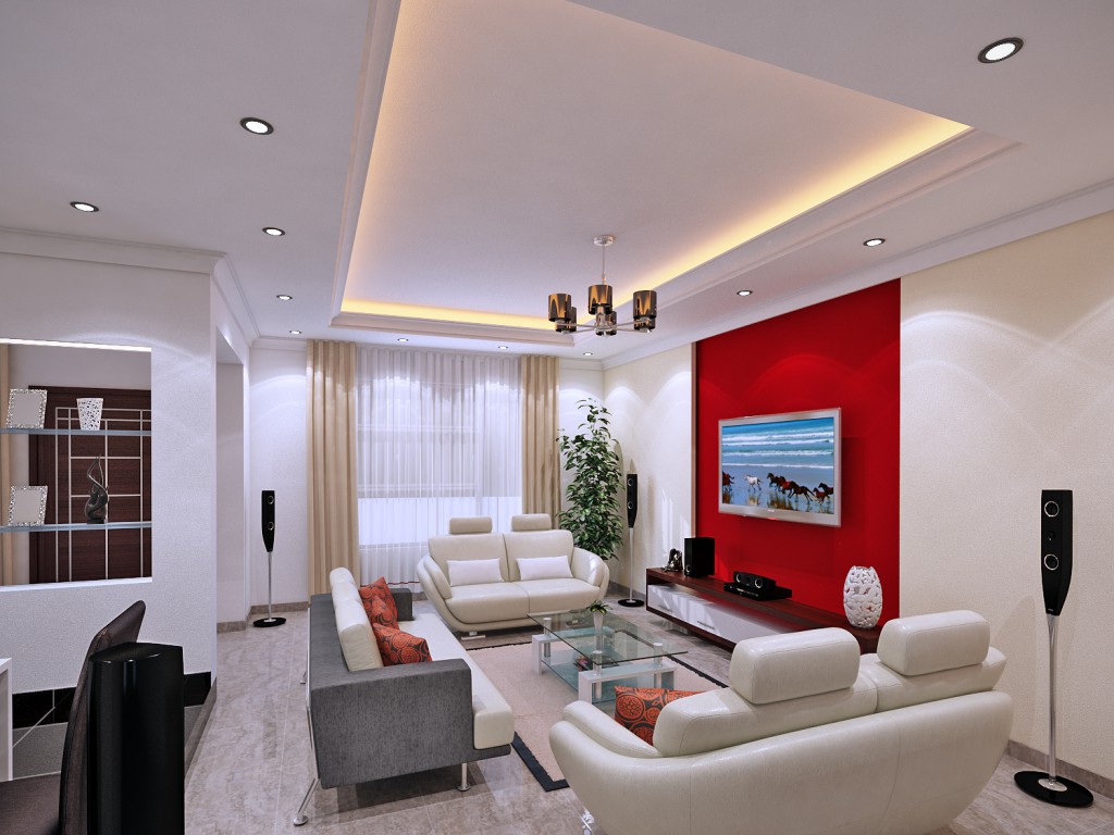 Luxury living area at Sandworth Properties